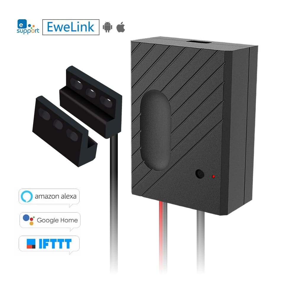 garage door opener with scheduling and activity history